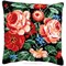 Coussin Vervaco roses florales prestiges au point de croix