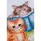 Broderie Chats - Chatons et livres - Vervaco