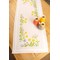 Kit Chemin De Table Broderie Point de Croix imprimée - Fleurs des champs - Vervaco