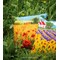 Coussin Vervaco champs de tournesols et lavande au point de croix