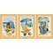 Broderie Mini Kit - Le soleil et la mer - lot de 3 - Vervaco