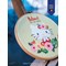 Hello kitty green floral kit à broder au point de croix - Vervaco