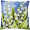 Coussins Fleurs et plantes au point de croix - Muguet - Vervaco