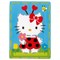 Carte à broder enfants Vervaco hello kitty coccinelle - lot 2