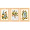 Broderie Fleurs et Plantes - Automne - lot de 3 - Vervaco