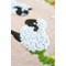 Kit Nappe Broderie Traditionnelle - Moutons dans le pré - Vervaco