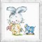 Kit broderie point de croix Magic Needle le lapin à l'heure du coucher