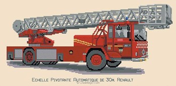 Point de croix naissance le camion des pompiers de Vervaco PN-0156712