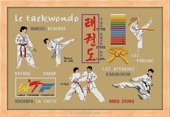 Patch Taekwondo - Personnalisez votre uniforme d'arts martiaux