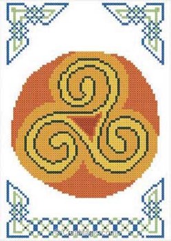 Broderie En Point Croix Triskel Pc2 30 Luc Creation Broderie En Point Croix Triskel Pc2 30 Luc Creation