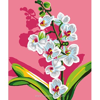 Tableau Sur Toile CANEVAS FLEUR – Cadre Photo Mural, Motif Floral, 44,5 X 21,5 Cm