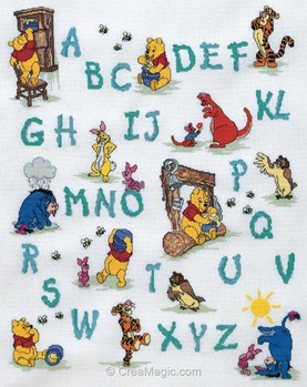 Abecedaire Winnie Disney Travaille De Royal Paris 6443 0004