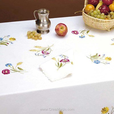 DIY – Kit de broderie Créalia serviettes de table - Cultura