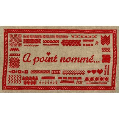 Kit broderie d'Anagram au point de croix a point nomme - toile lin