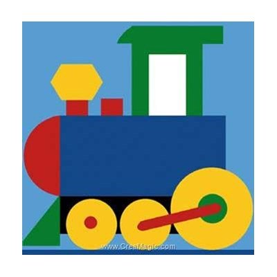 Locomotive canevas kit enfant complet - SEG