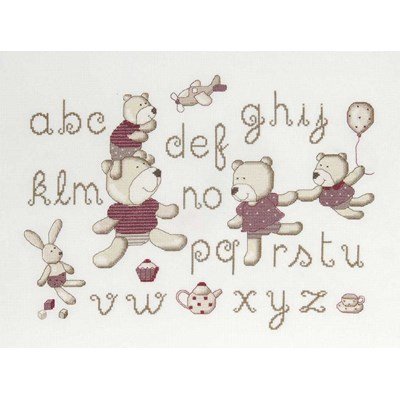 Abécédaire teddydou kit broderie - DMC