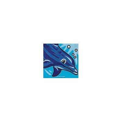 Kit canevas a broder pour enfants dauphin bleu - Margot