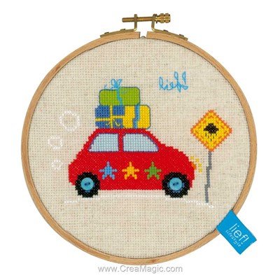 Vacances en voiture broderie en point compté - Lief By Vervaco