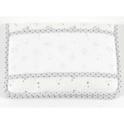 Protège carnet de santé bébé DMC baby star - gris à broder