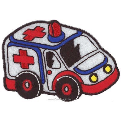 Ecusson thermocollant ambulance - MLWD