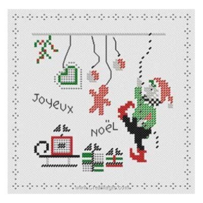 Lutin kit broderie de Marie Coeur au point de croix