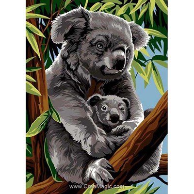 Canevas maman koala - SEG