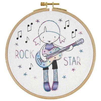 Broderie traditionnelle en kit rock star - DMC