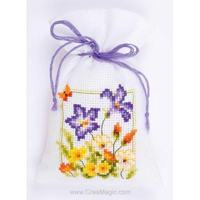 Kit sachet de senteur à broder flerus de lys - Vervaco