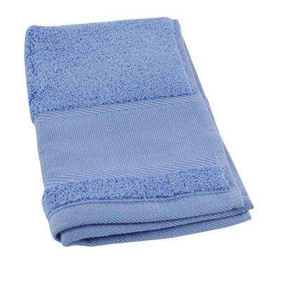 Serviette invité coton 500 g/m2 - 073 bleu méditerranéen à broder - DMC