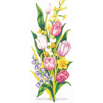 Fraicheur des tulipes canevas - Collection d'art