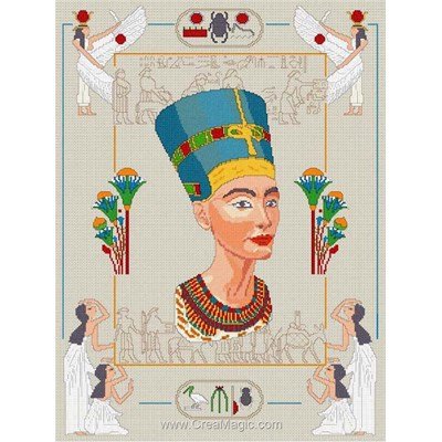 Nefertiti kit tableau point de croix - Anagram