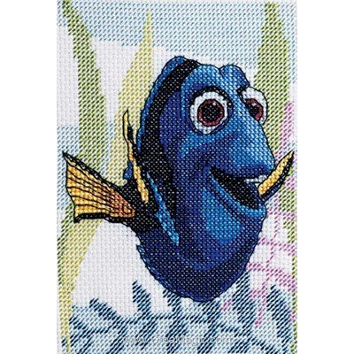 Broderie modele point de croix Royal Paris dory de walt disney