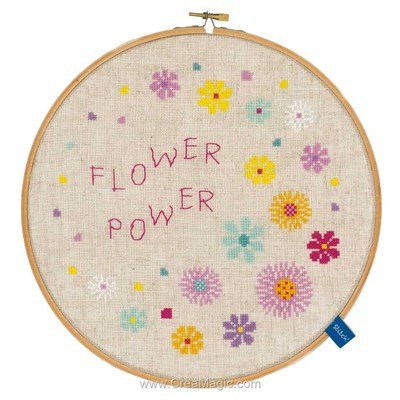 Pouvoir des fleurs broderie au point compté - Lief By Vervaco