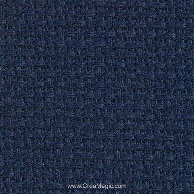 Toile aida 5.5 pts marine - gold standard de Charles Craft