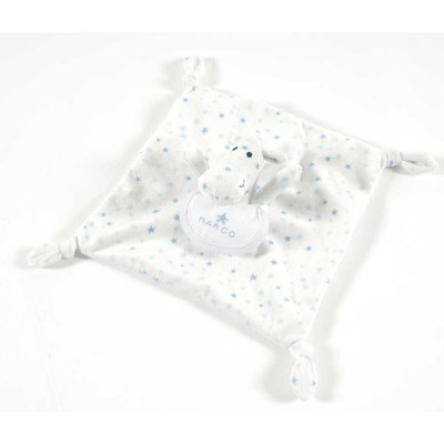 Peluche bébé DMC à broder plat baby stars - bleu