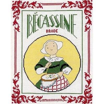 Bécassine brode broderie au point de croix - Princesse