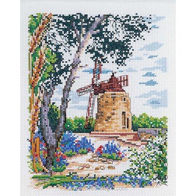 Le moulin d'alphonse daudet kit broderie de Marie Coeur au point de croix