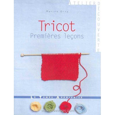 Livre tricot premières leçons - 64 pages - Editions
