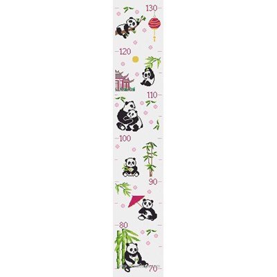 Toises bébé à broder pandas Princesse