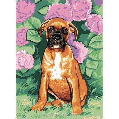 Canevas Royal Paris chiot boxer