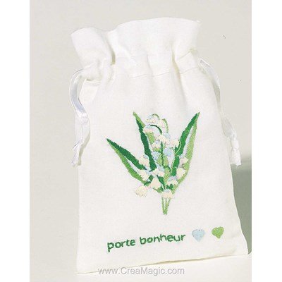 Kit sachet senteur Princesse à broder muguet