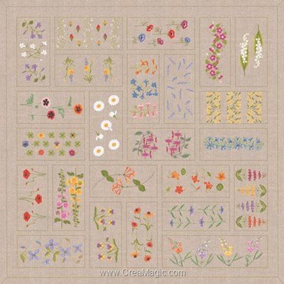 Fleurie patchwork - Le Bonheur Des Dames
