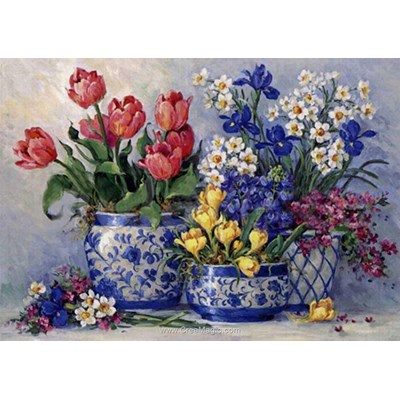 Broderie diamant Diamond Painting flowerbed