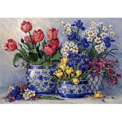 Broderie diamant Diamond Painting flowerbed