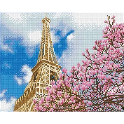 Broderie diamant - La tour eiffel - Diamond Dotz