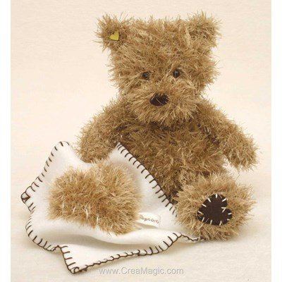 Peluche ourson baby à tricoter - Popcorn