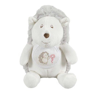 Doudou pour bébé à broder hérisson doux DMC