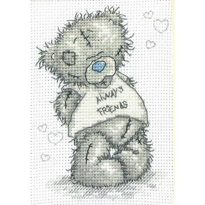 Me To You broderie en point compté nounours et son t-shirt