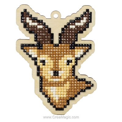 Broderie diamant Wizardi mountain deer