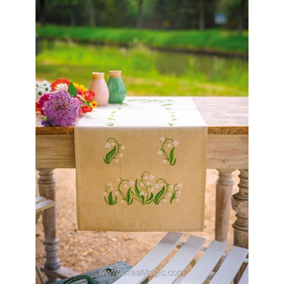 kit Chemin de Table Lilly ok the valley - Vervaco